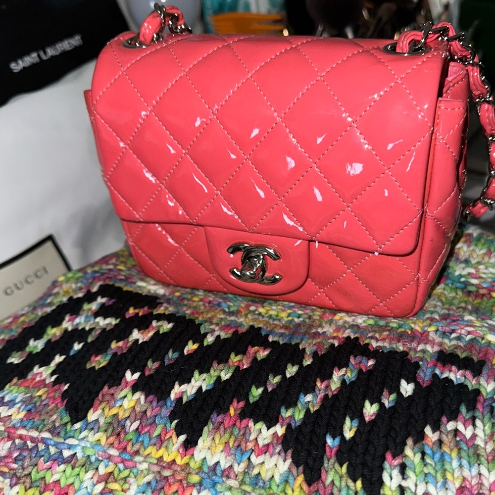 Chanel Mini. Vintage Patent leather